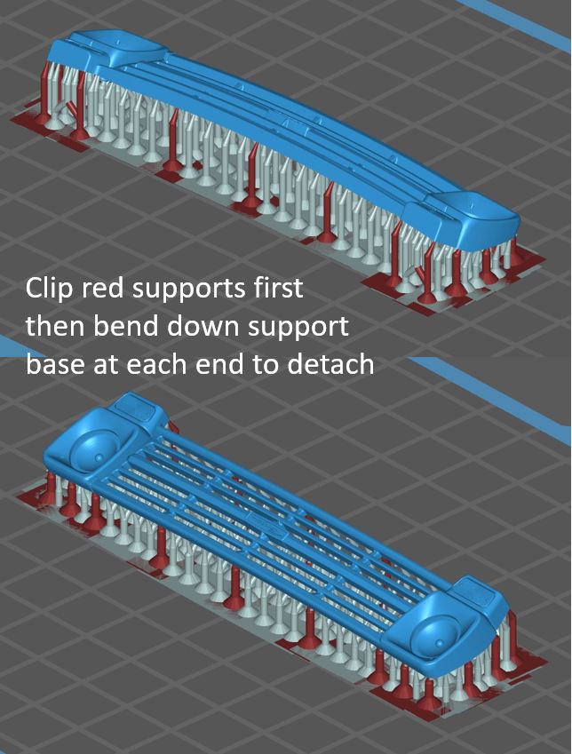68-69 FRD / MRC Truck Grill, Ranger