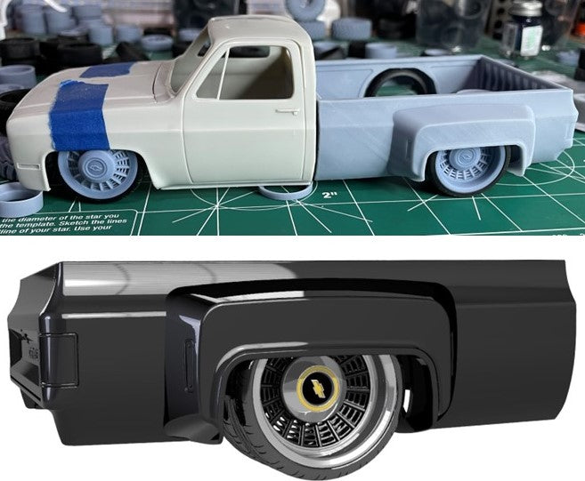 24" C/K-30 Square Body Dually Set