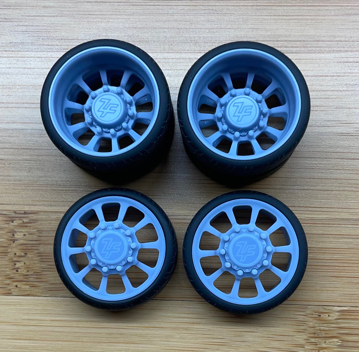24" Milled Wedge Dually Set
