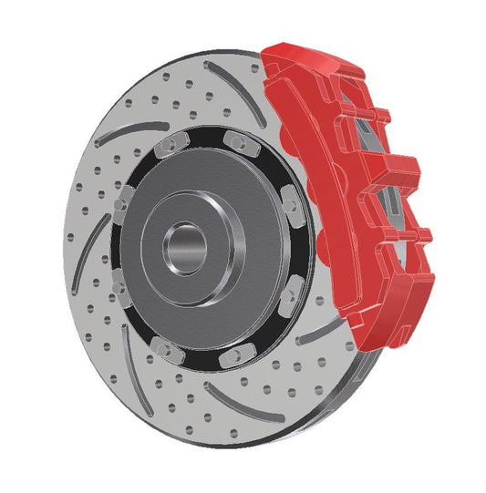 14" Drilled / Slotted Brake Set