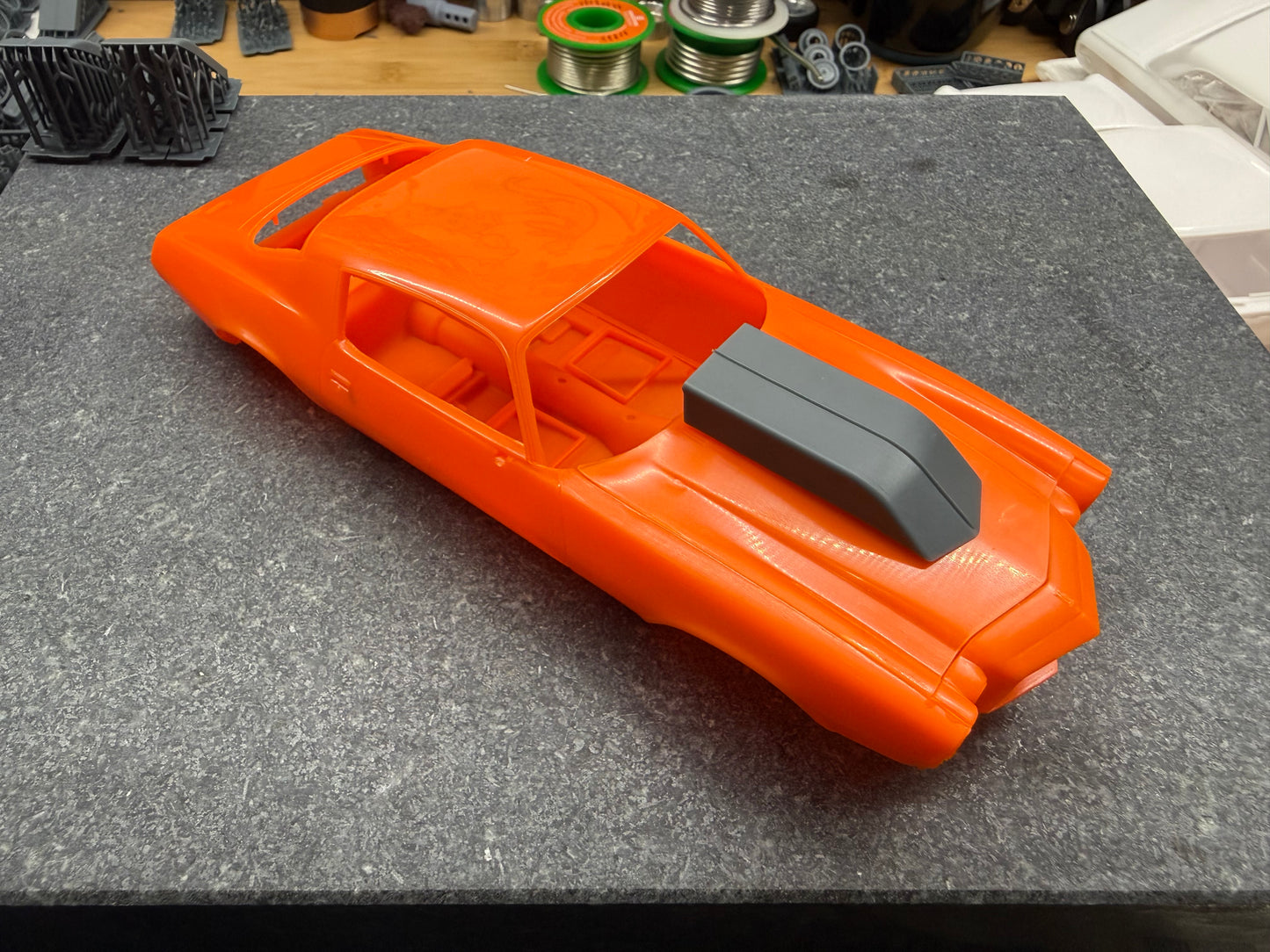 7"Tall Cowl Scoop - W/ Ridge